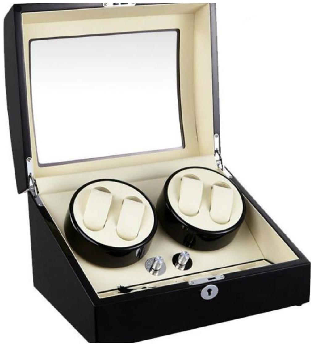

Medetai Autowind 4 6 Automatic 2 Watch Winder (BLACK WHITE)