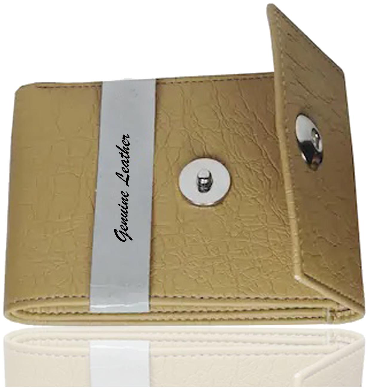 

VINISHA ENTERPRISE Men Beige Leather Tri Fold Wallet ( Pack of 1 )