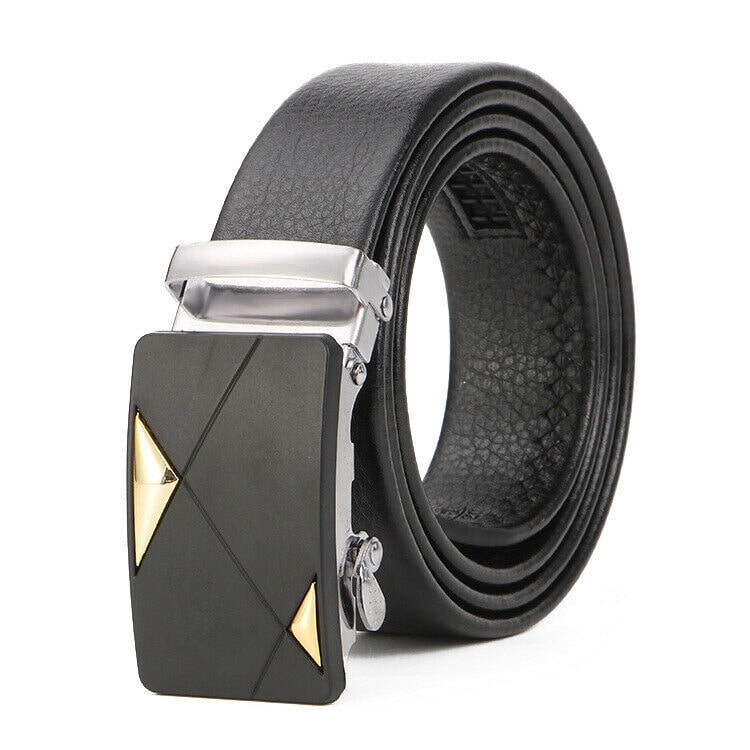 

Men Belt Male Genuine Leather Strap Belts For Men Top Quality Automatic Buckle b