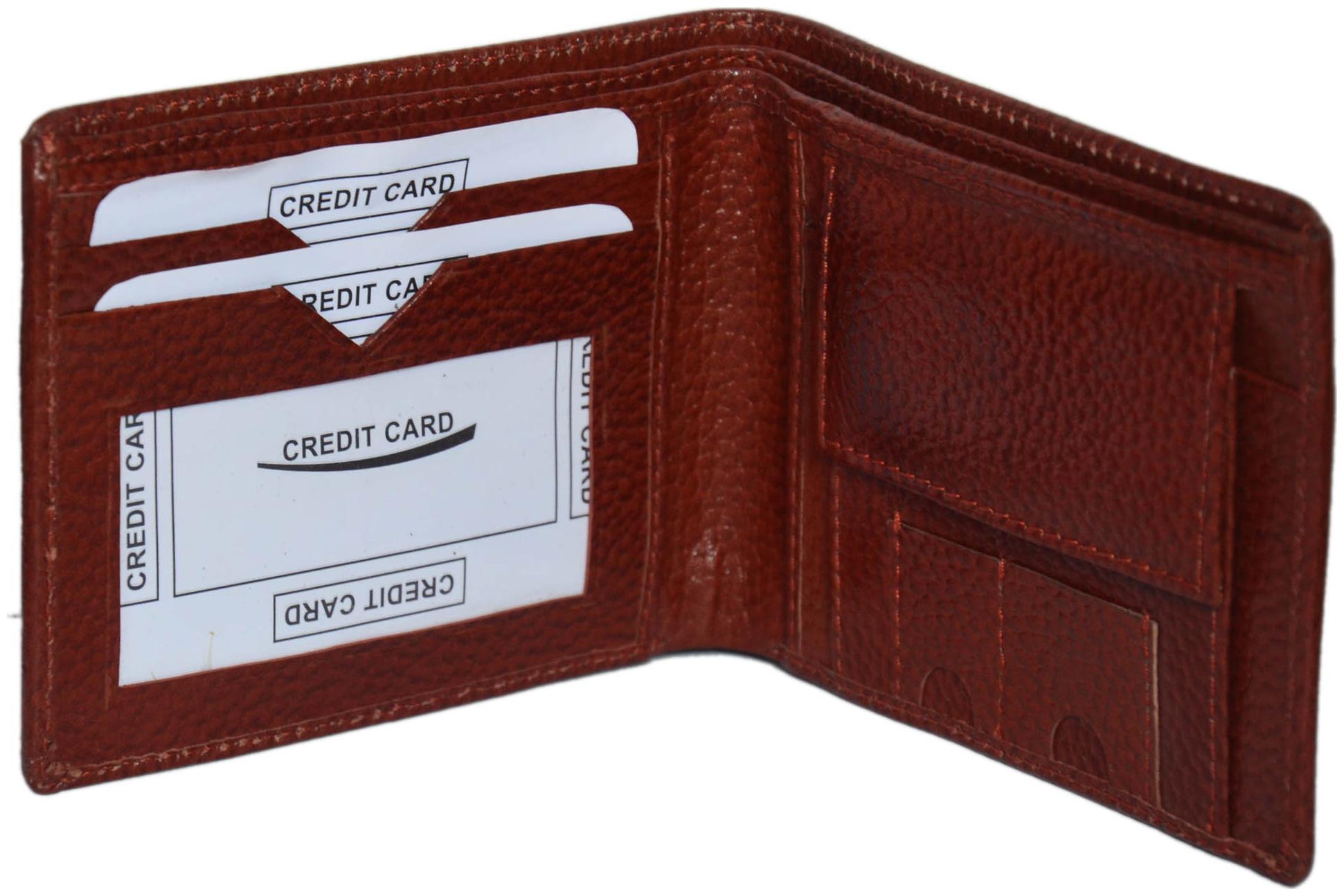 

Men Brown Genuine Leather Wallet