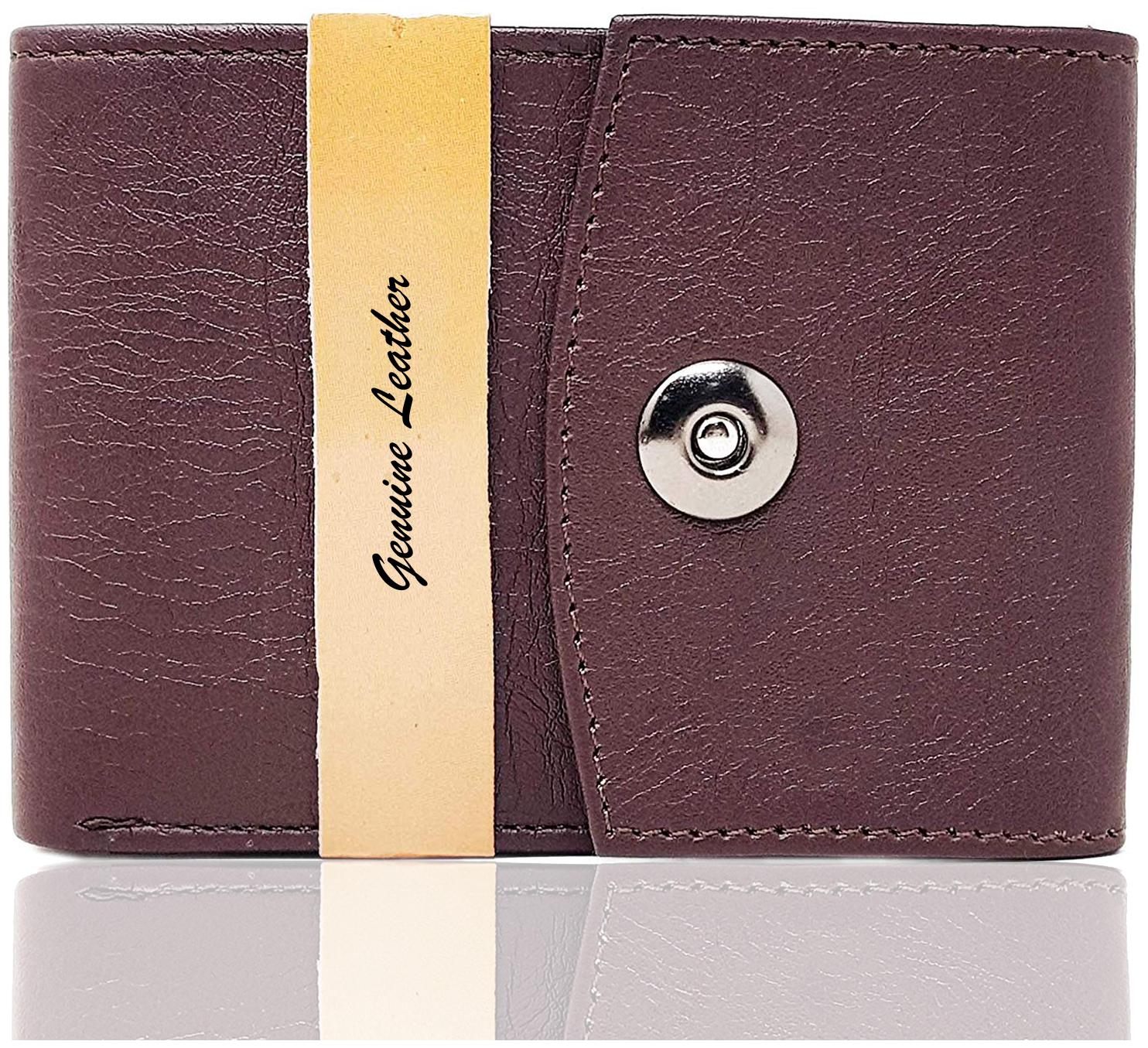 

VINISHA ENTERPRISE Men Brown Leather Tri Fold Wallet ( Pack of 1 )