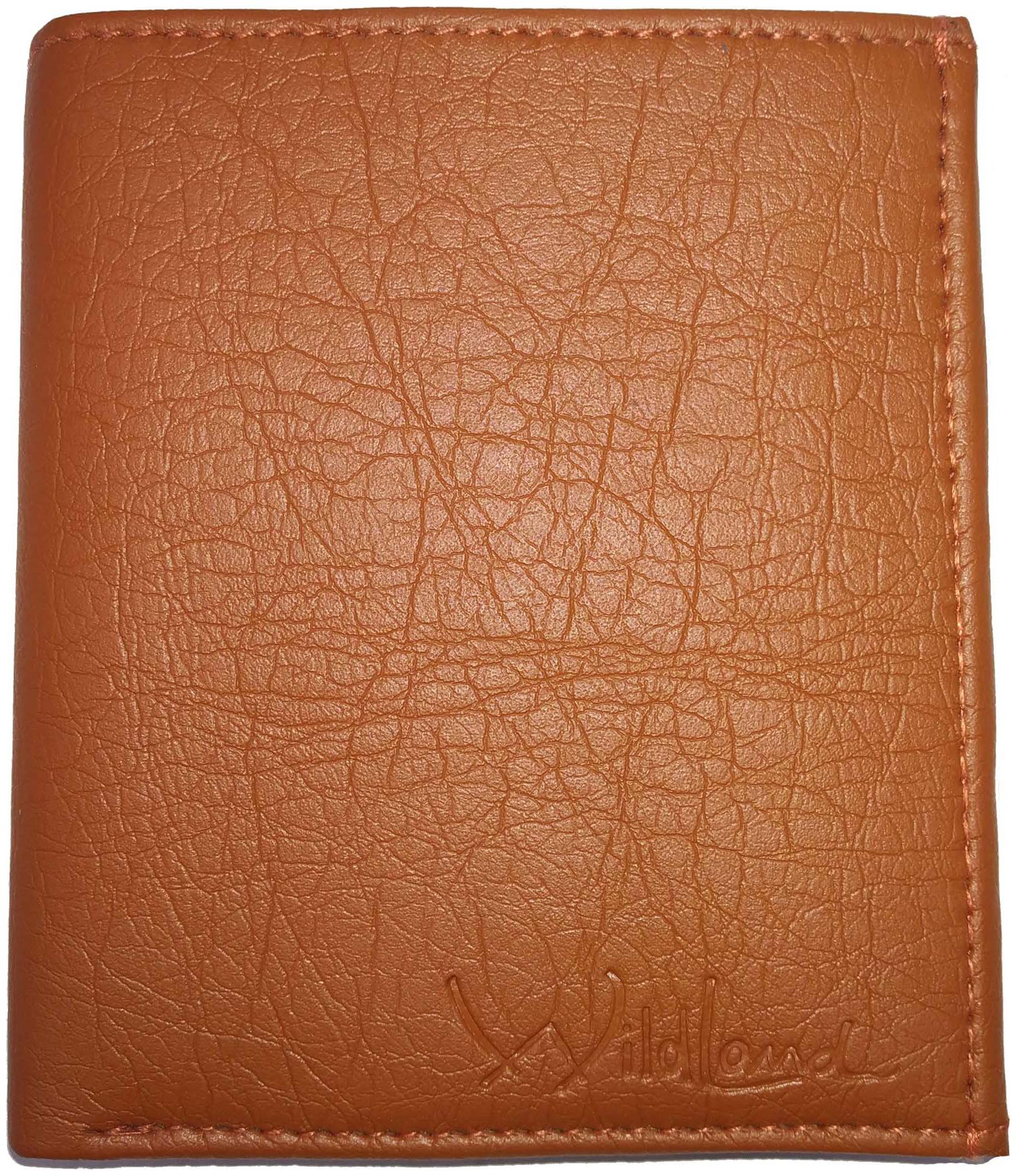 

Men Casual Tan Artificial Leather Wallet