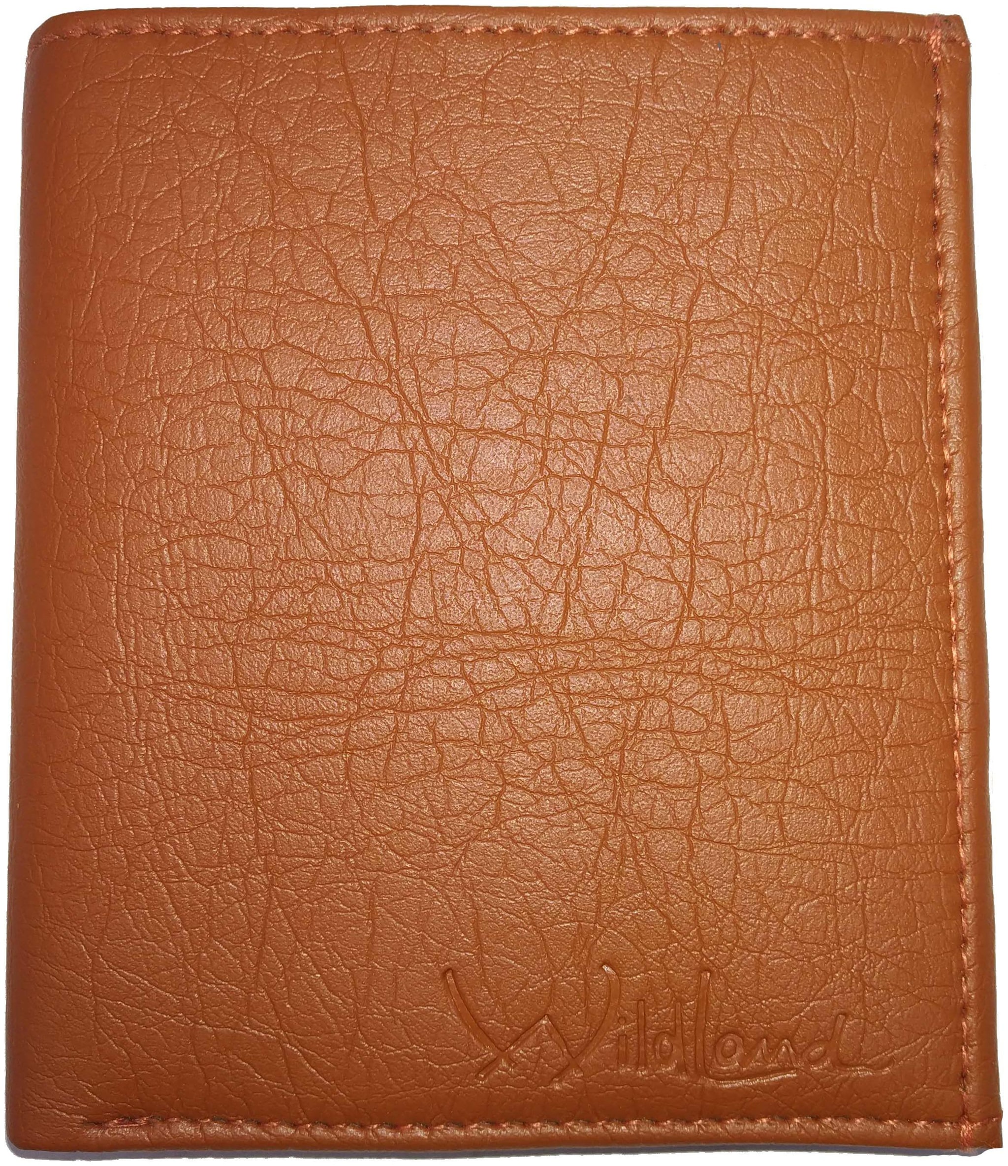 

Men Casual Tan Artificial Leather Wallet