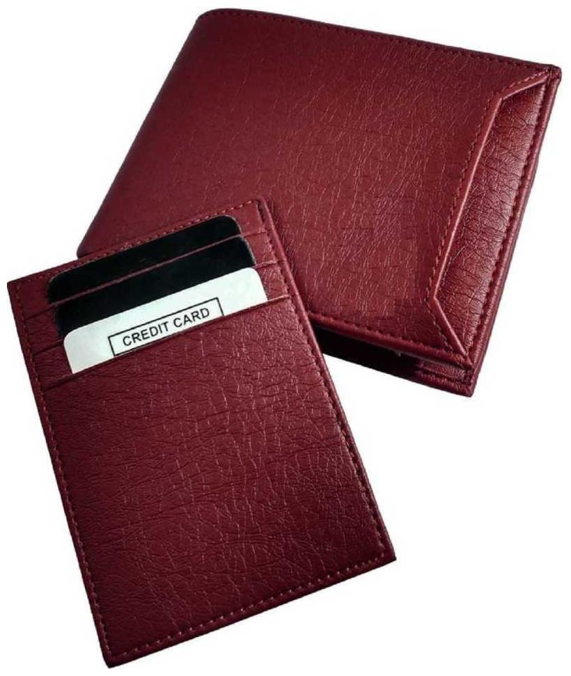 

Battlestar Men Maroon Leather Bi-Fold Wallet ( Pack of 1 )