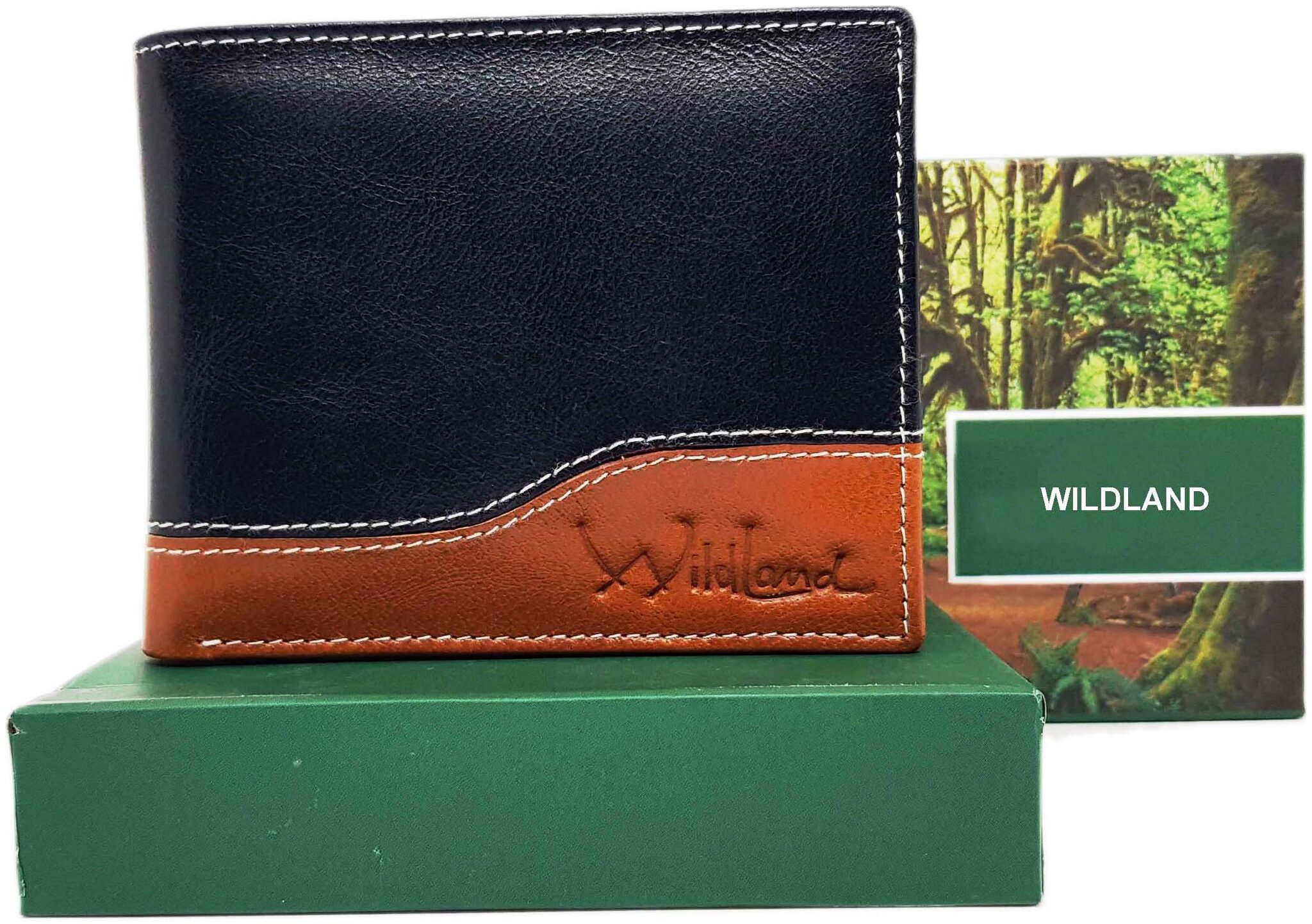 

WILDLAND Men Tan Leather Bi-Fold Wallet ( Pack of 1 )