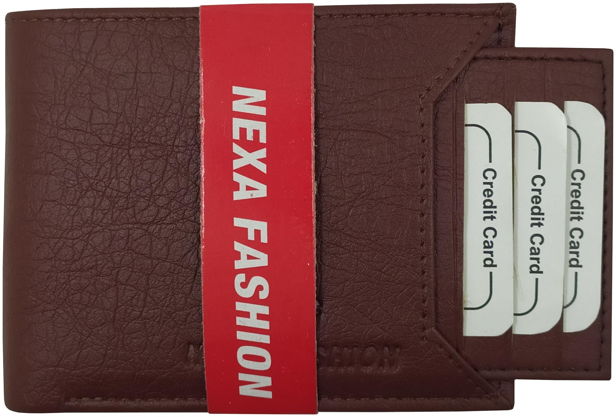

NEXA FASHION Men Brown Pu Bi-Fold Wallet ( Pack of 1 )