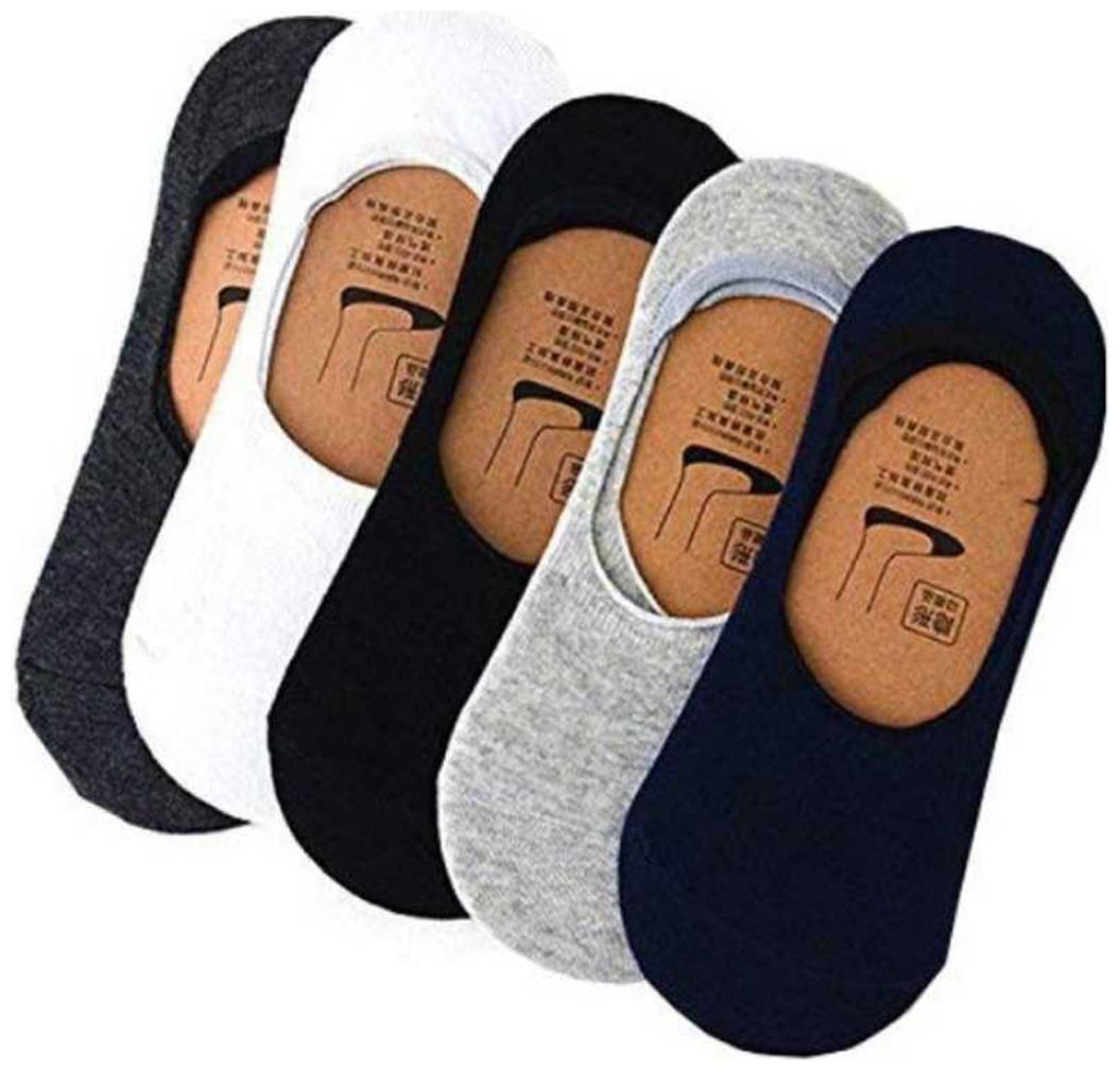 

Men s Durable and comfy for daily wear Loafer Socks Pack of 5