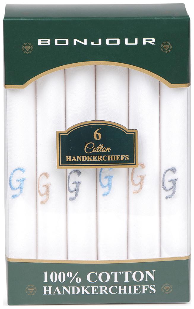 

Bonjour White Cotton Handkerchiefs ( Pack of 1 )