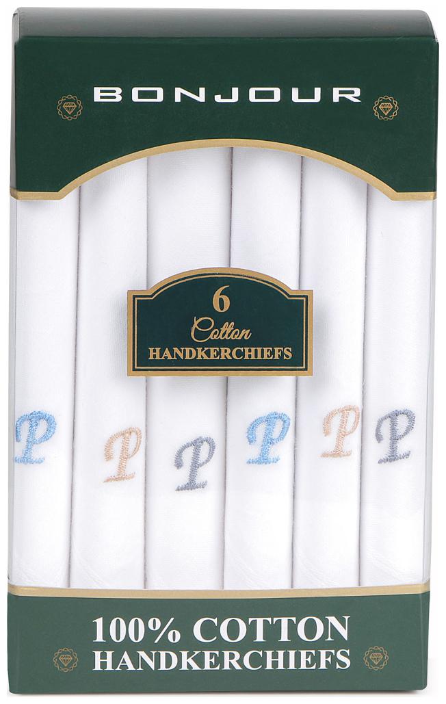 

Bonjour White Cotton Handkerchiefs ( Pack of 1 )