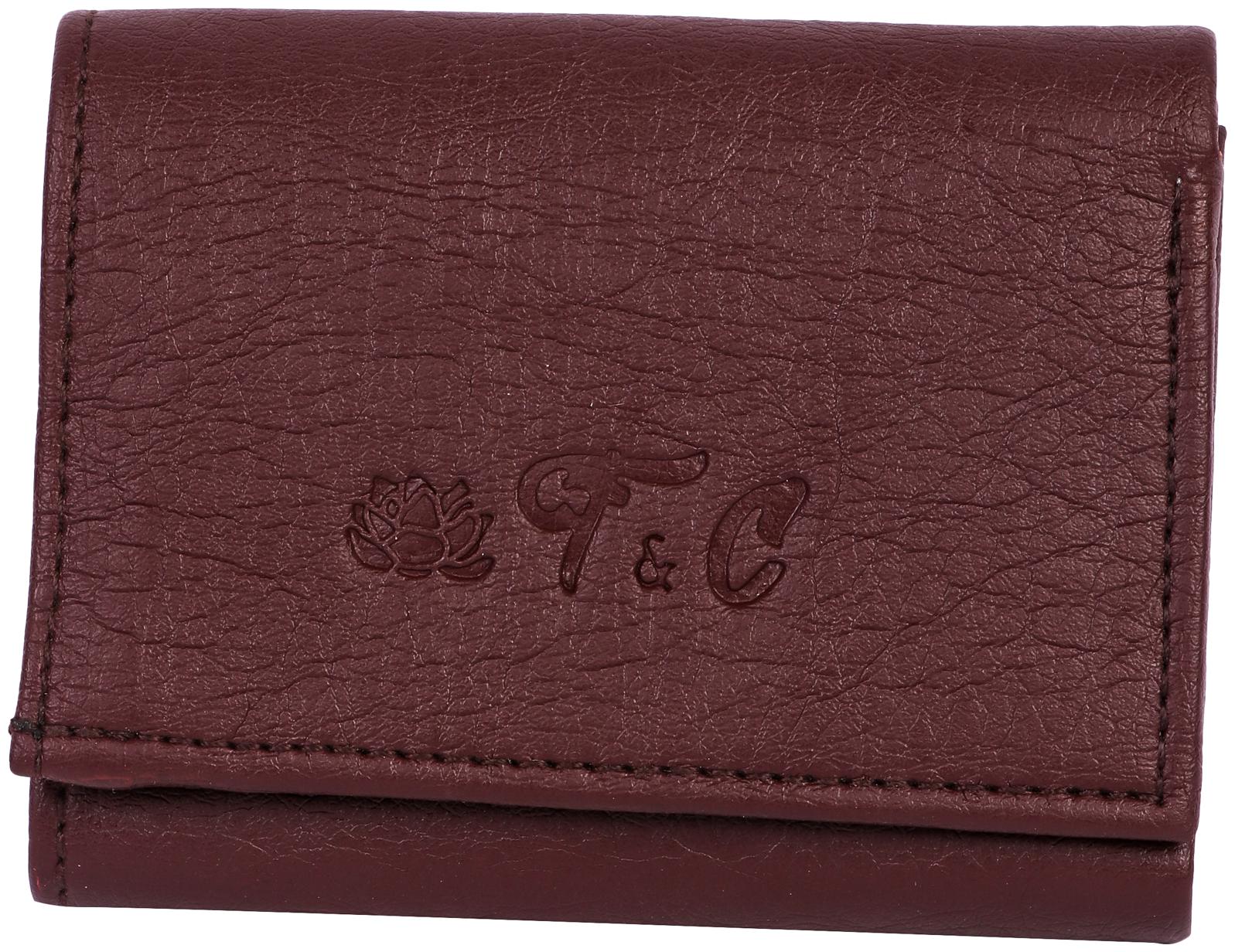 

Men s Leather Brown Tri-Fold Wallet