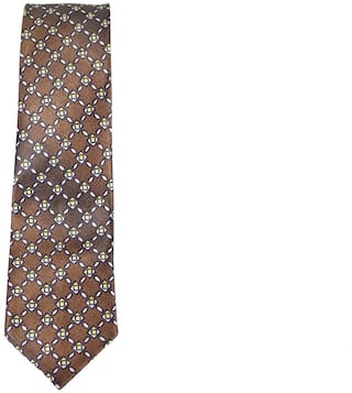 Men's pure satin Formal Casual Slim Tie printed