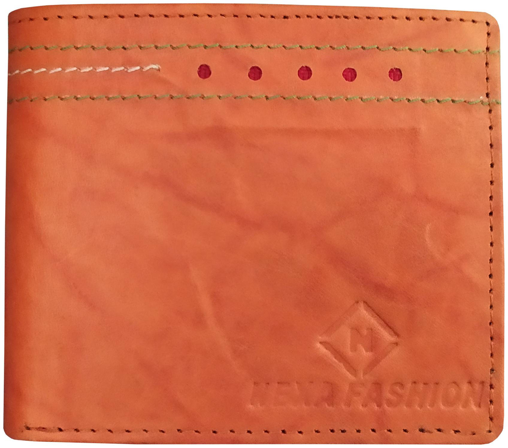 

NEXA FASHION Men Tan Leather Bi-Fold Long Wallet ( Pack of 1 )