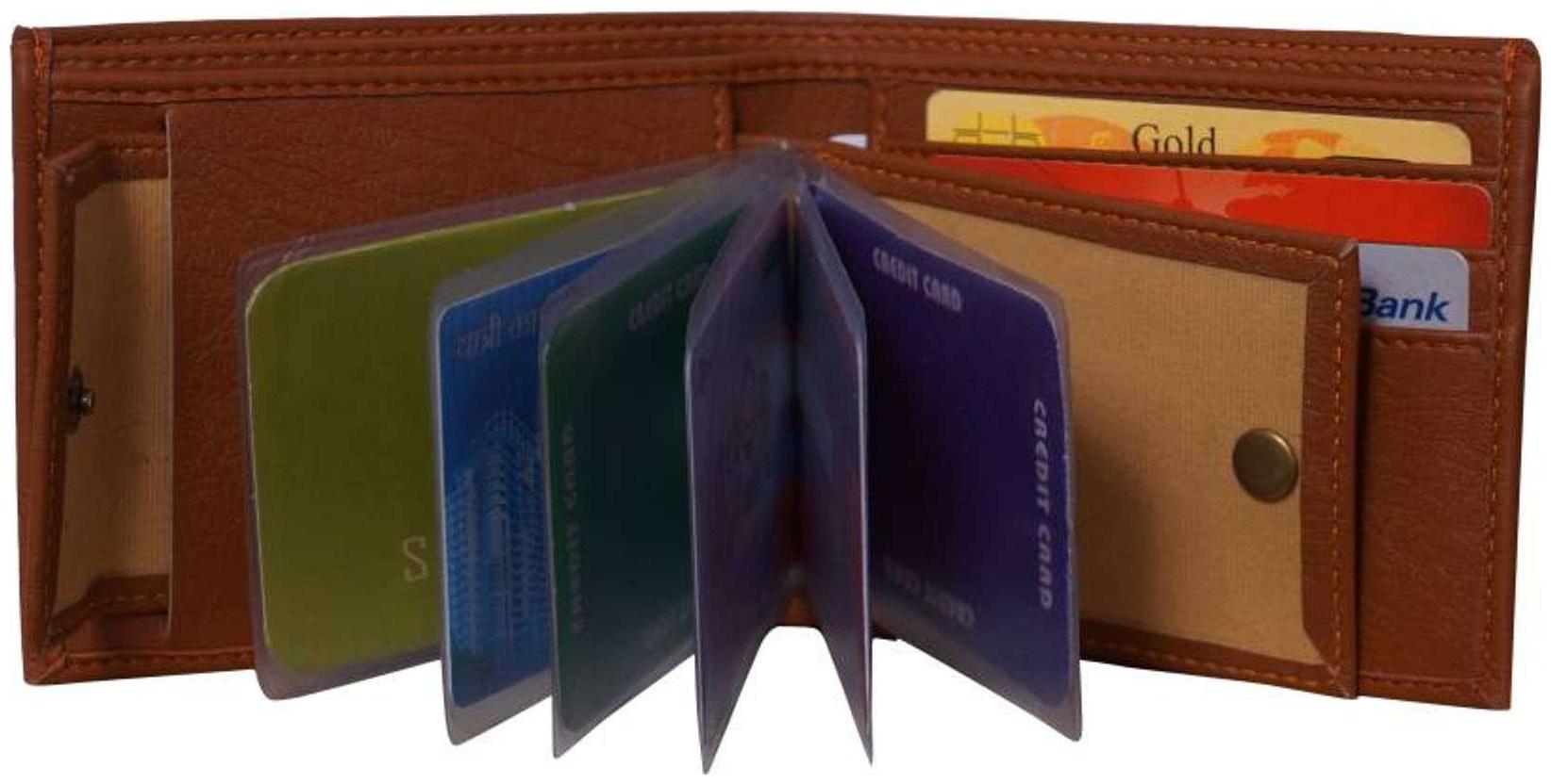 

FRIENDS COMPANY Men Brown Leather Bi-Fold Wallet ( Pack of 1 )