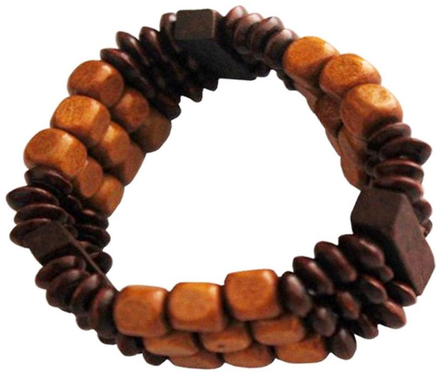 

Men Style Brown Wood Bracelet