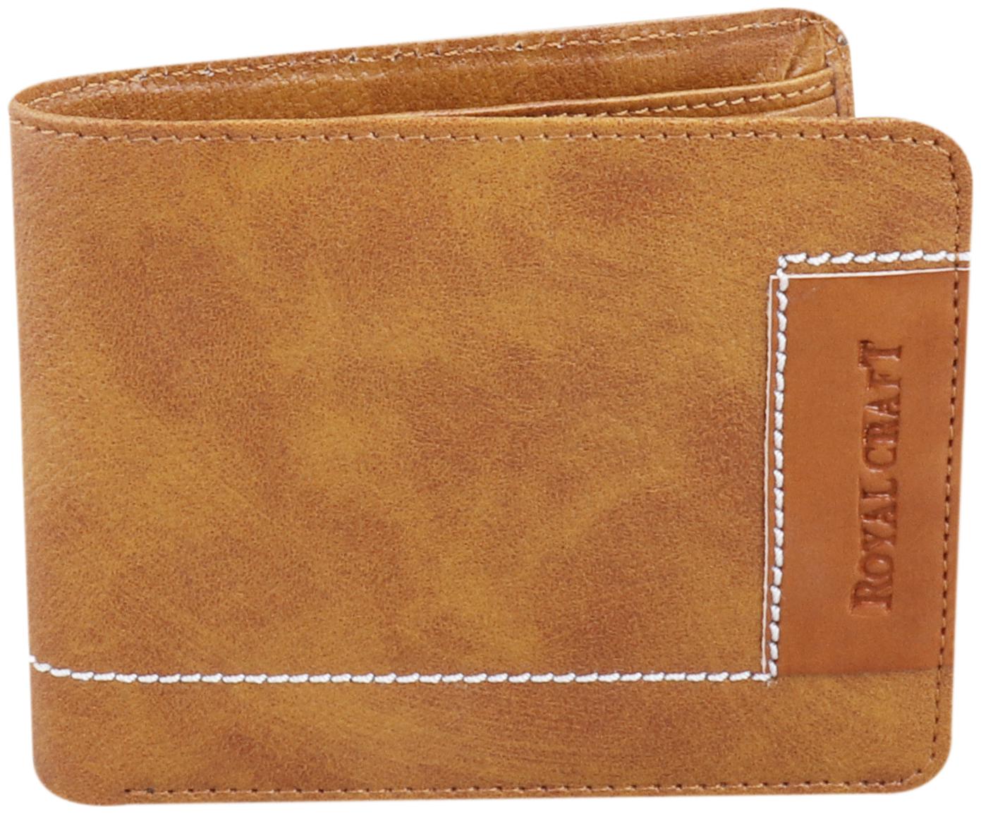 

Royal Craft Men Tan Pu Bi-Fold Wallet ( Pack of 1 )