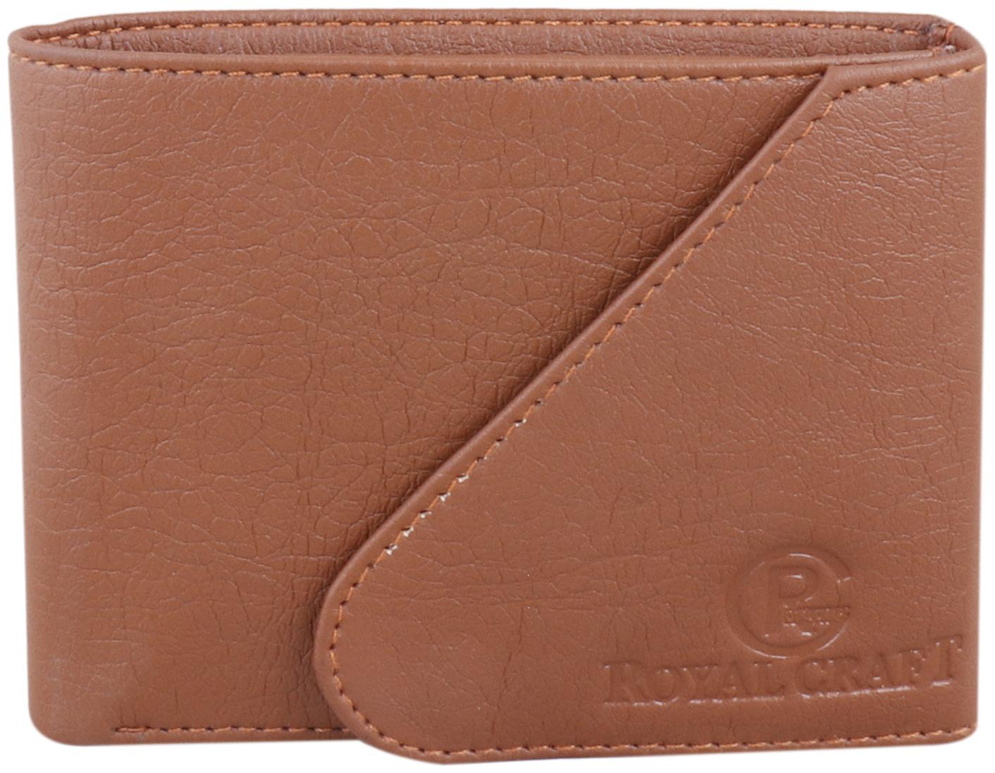 

Royal Craft Men Tan Pu Bi-Fold Wallet ( Pack of 1 )