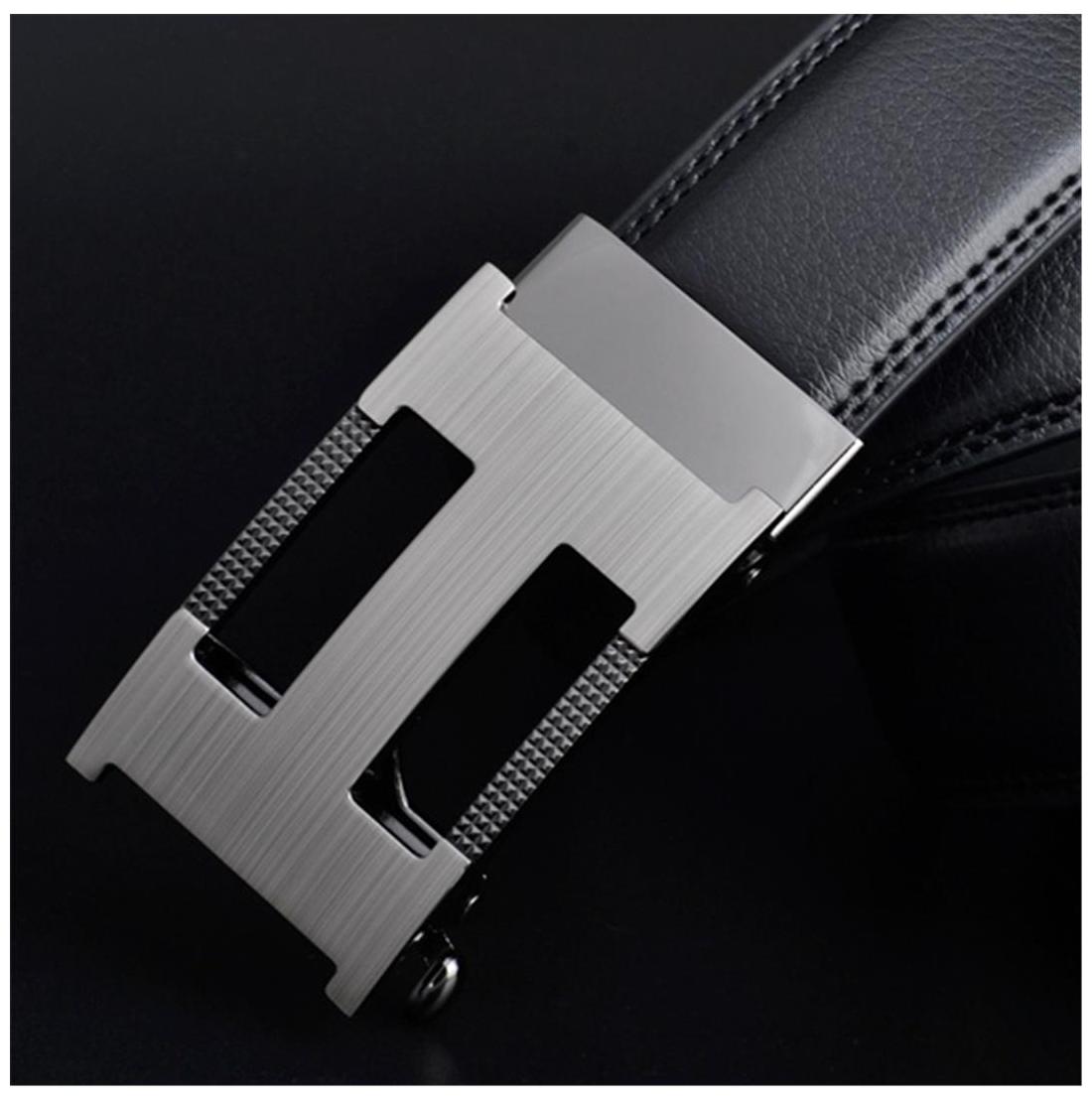 Buy Men Automatic Buckle Leather Formal POP Waist Strap Belts K95 115cm Online at Low Prices in India - Paytmmall.com