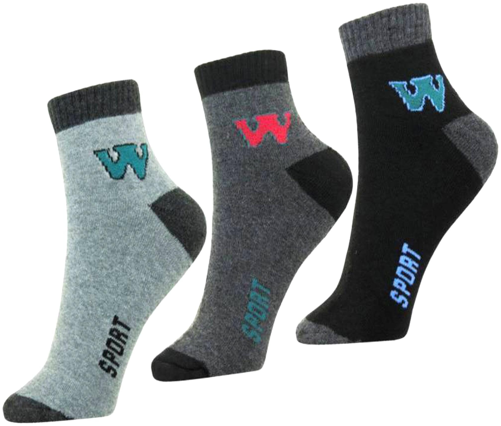 

Mobidezire Multi Cotton Ankle length socks ( Pack of 3 )