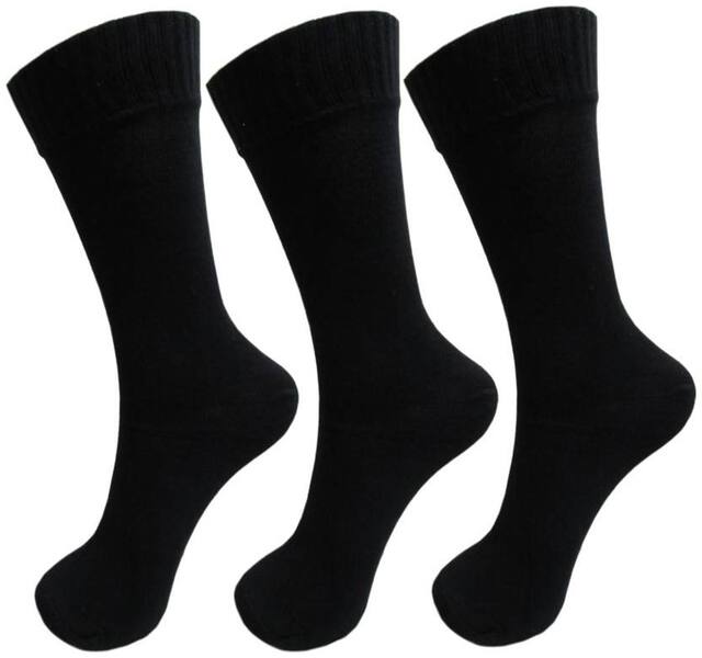 Mobidezire Pure Cotton Black Quarter Length socks For Athlete(pack-6)