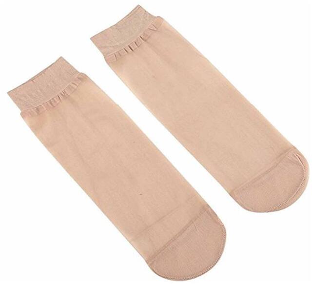 Mobidezire Stylish Beige Color Ultra Thin Short Ankle Lenght Socks For Women(Pack of 6)