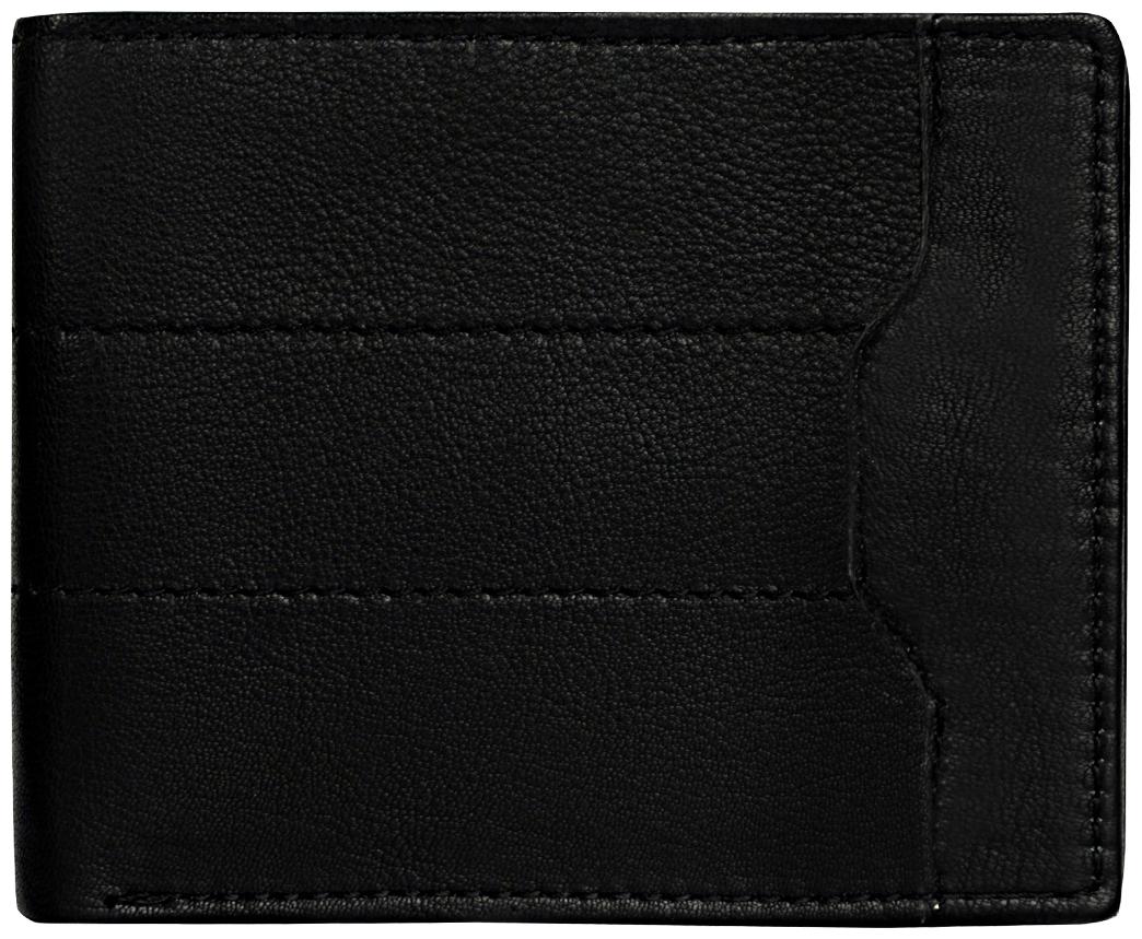 

Mogoul Men Black Leather Long Wallet ( Pack of 1 )