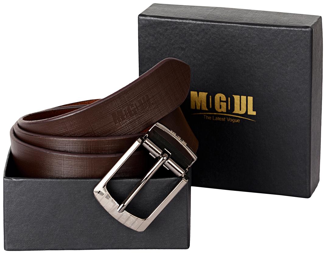 

Mogoul Men Formal Black Genuine Leather Belt (Glb-Mogoul-02-Brown)