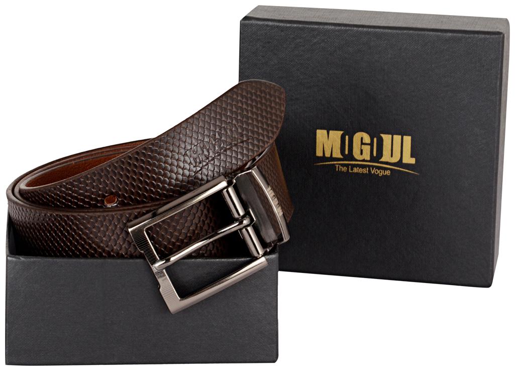 

Mogoul Men Formal Black Genuine Leather Belt (Glb-Mogoul-04-Brown)