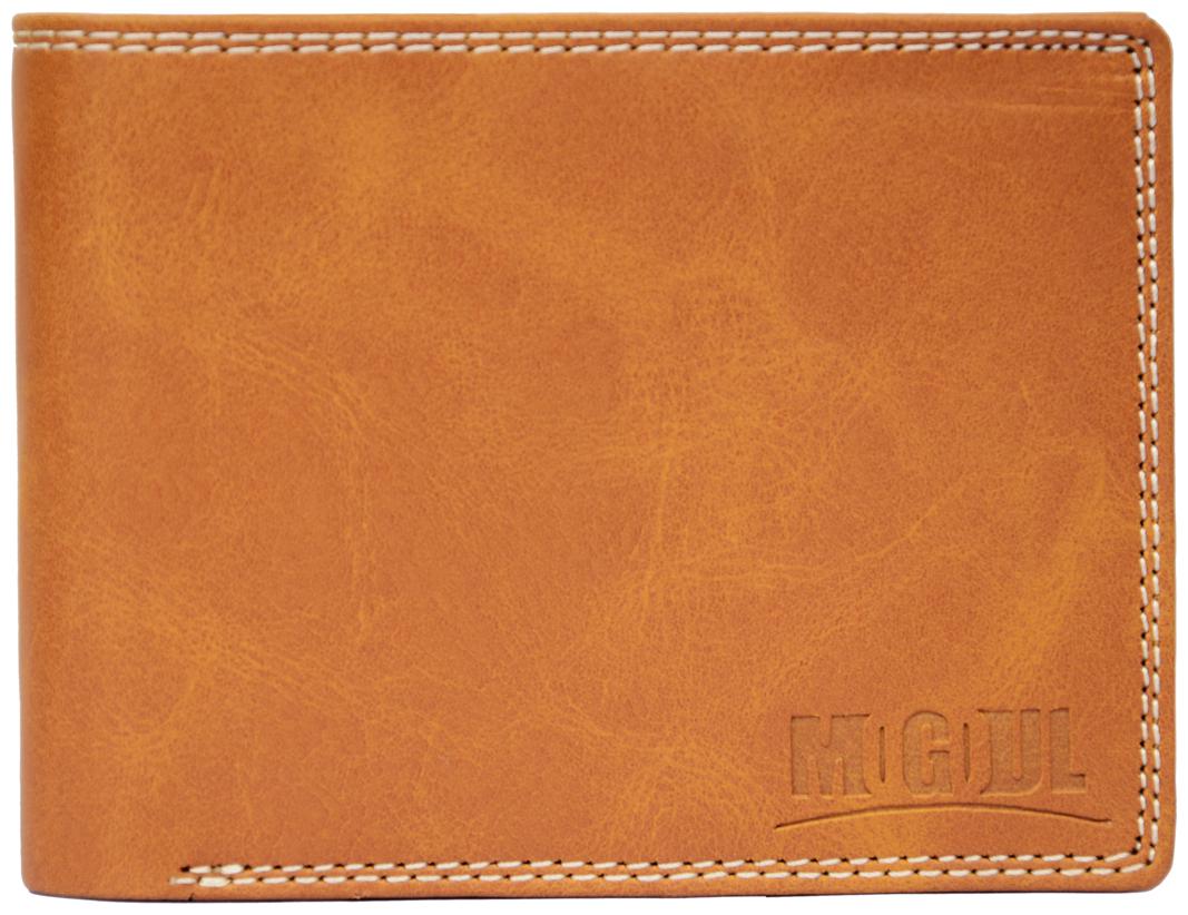 

Mogoul Men Tan Leather Long Wallet ( Pack of 1 )