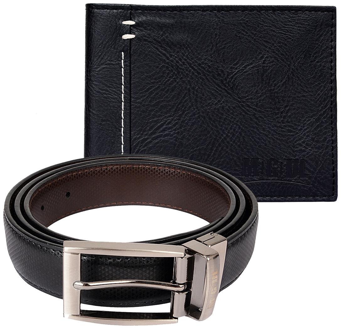 

Mogoul Mens Belt Wallet Combo (PUIRBWC-MOGOUL-01-BLACKBLACK)