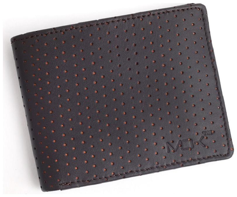 

MOK Men Brown Leather Bi-Fold Wallet ( Pack of 1 )