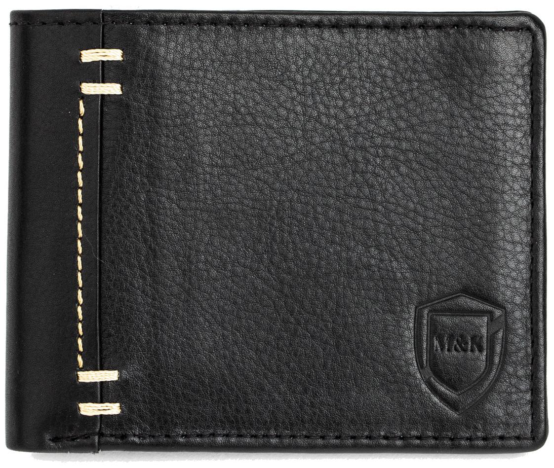 

MONKS KNIGHTS Men Black Leather Bi-Fold Wallet ( Pack of 1 )