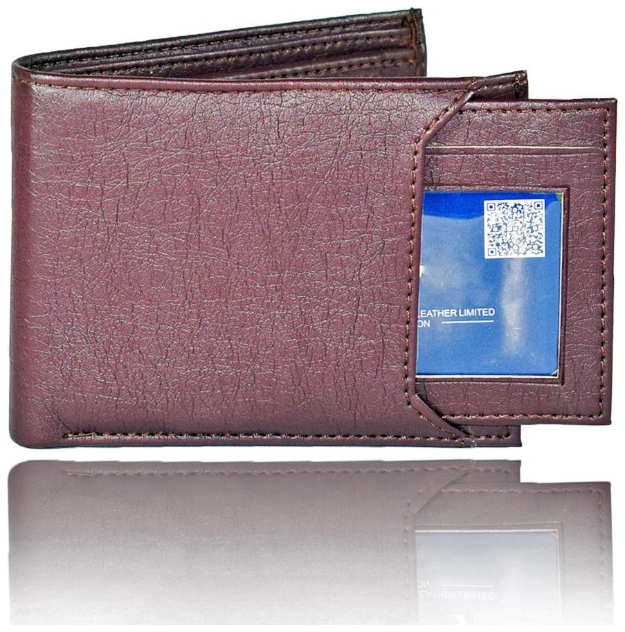 

Moody Max-Men s Slider Brown Artificial Leather Wallet