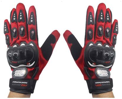 faynci Men Polyester Solid - Red