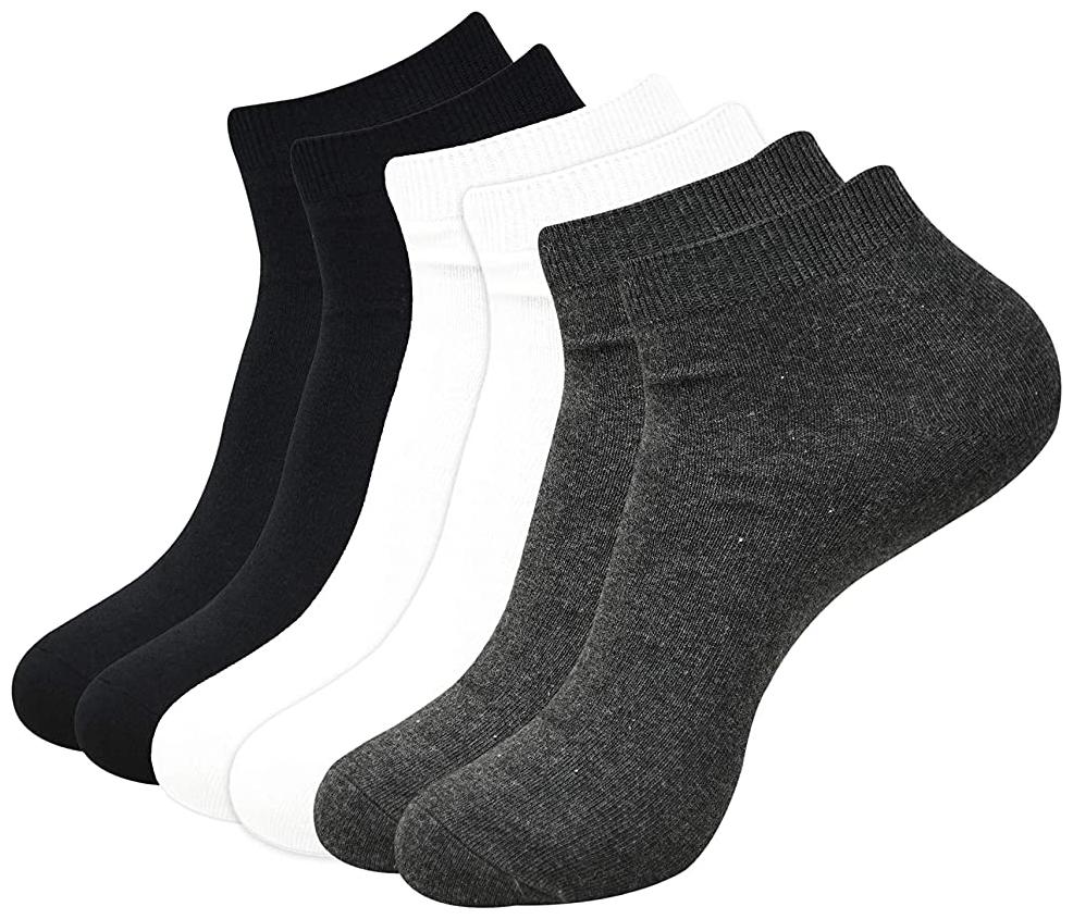 

MOZZART Multi Cotton Ankle length socks ( Pack of 3 )