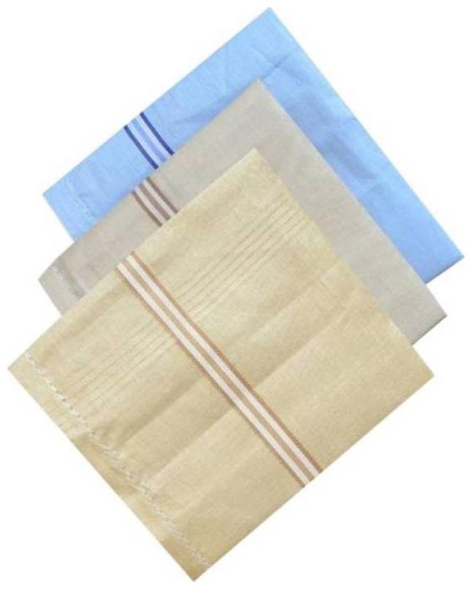 

MR TAYLORZ Multi Cotton Handkerchiefs ( Pack of 3 )