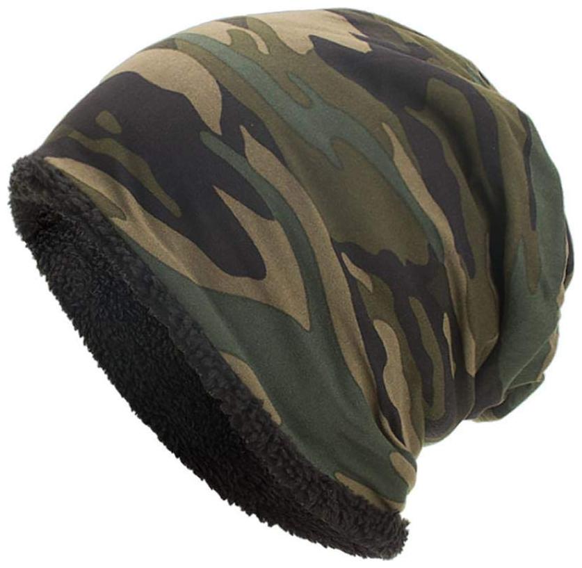 

MS TRADING COMPANY Winter Wool Warmer Cap Thick Stretchable for Men