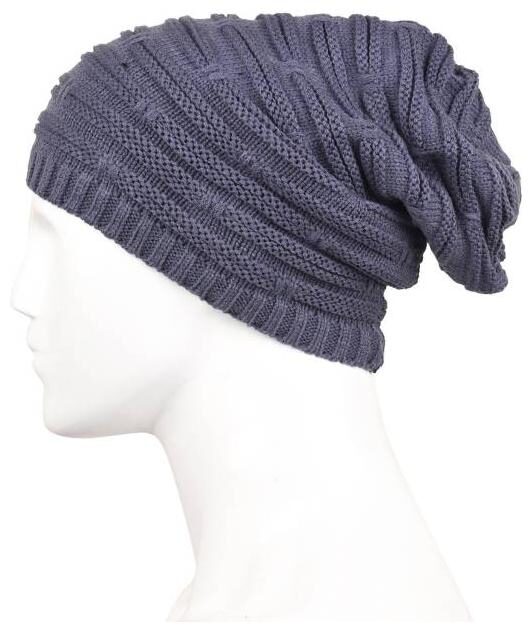 

MS TRADING COMPANY Long Beanie Winter Wool Warmer Cap Thick Stretchable for Men