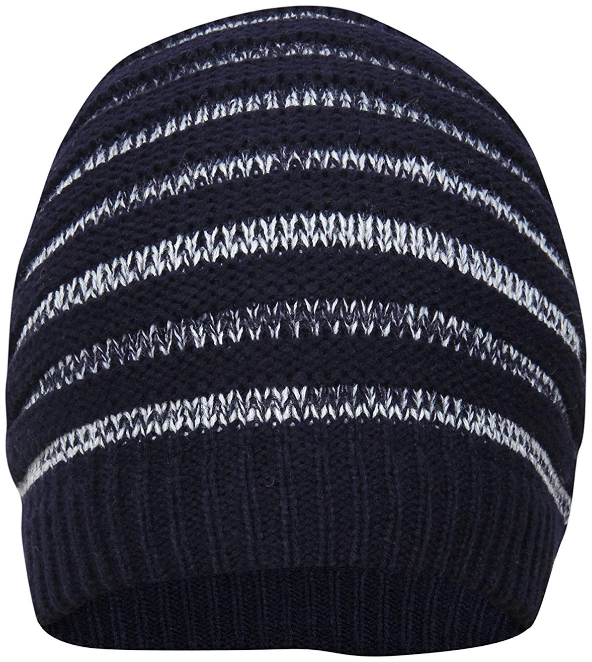 

MS TRADING COMPANY Long Beanie Winter Wool Warmer Cap Thick Stretchable for Men