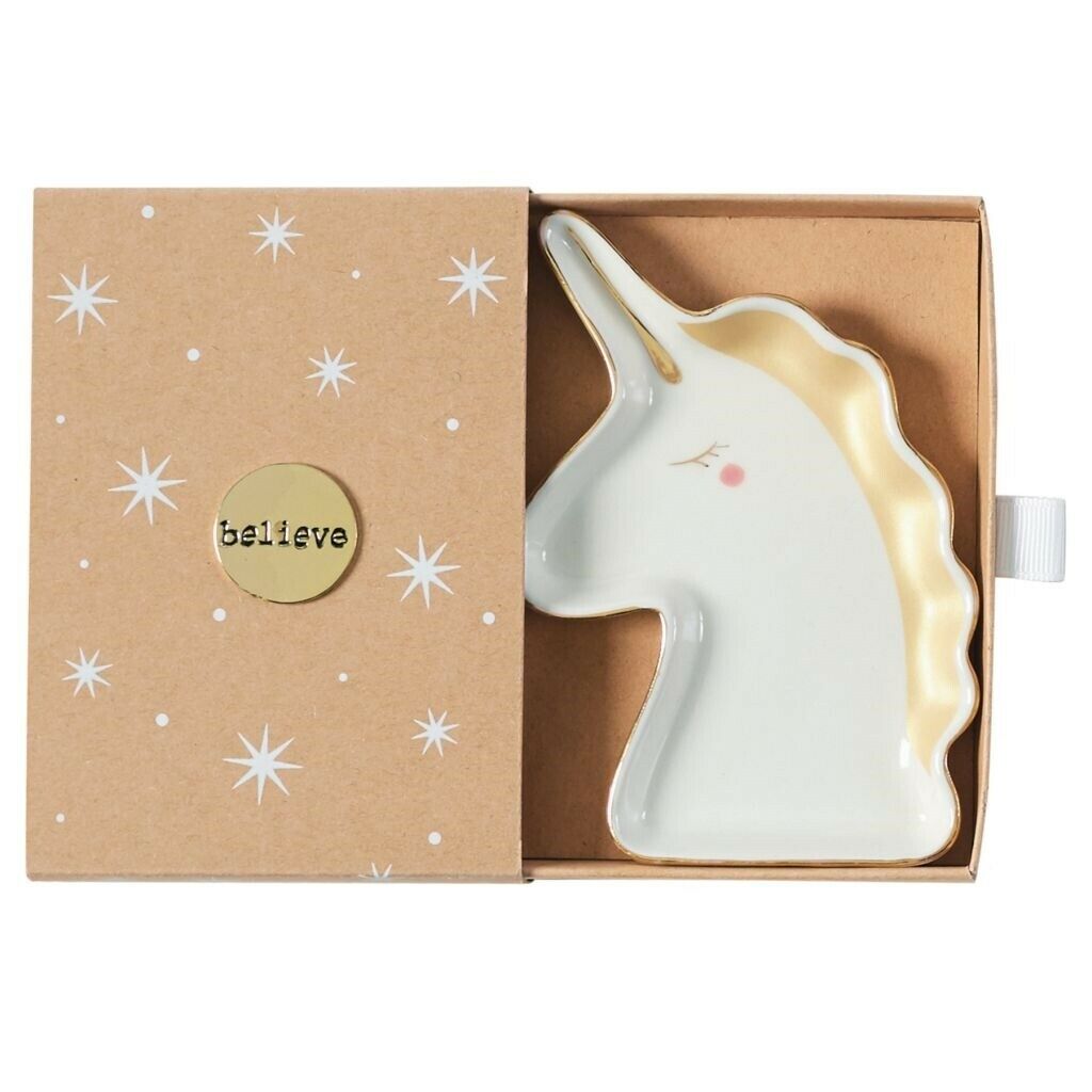 

Mud Pie E9 Kids Dream In Glitter Unicorn Mini Dish 12000060 4 5in Choose Design