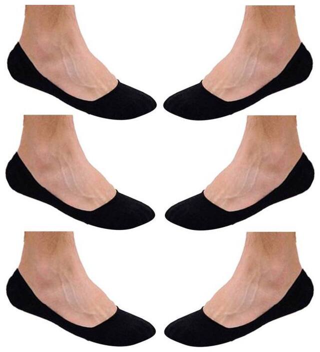 Multi Color Plain Black Coloful Solid Print No Show  Socks For Unisex(pack-3 ,Any 3 color)