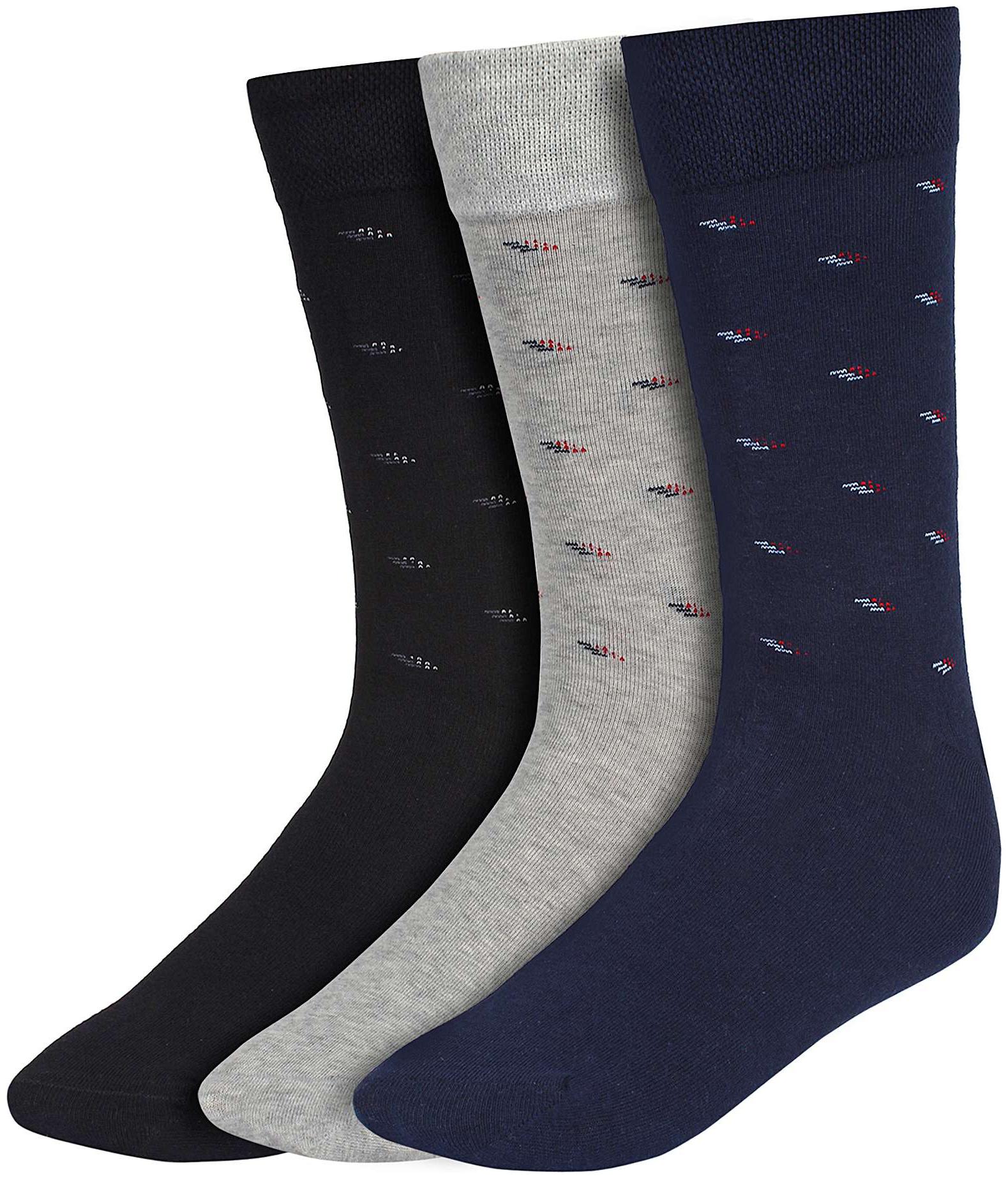 

Creature Multi Cotton Calf length socks ( 3 pairs )