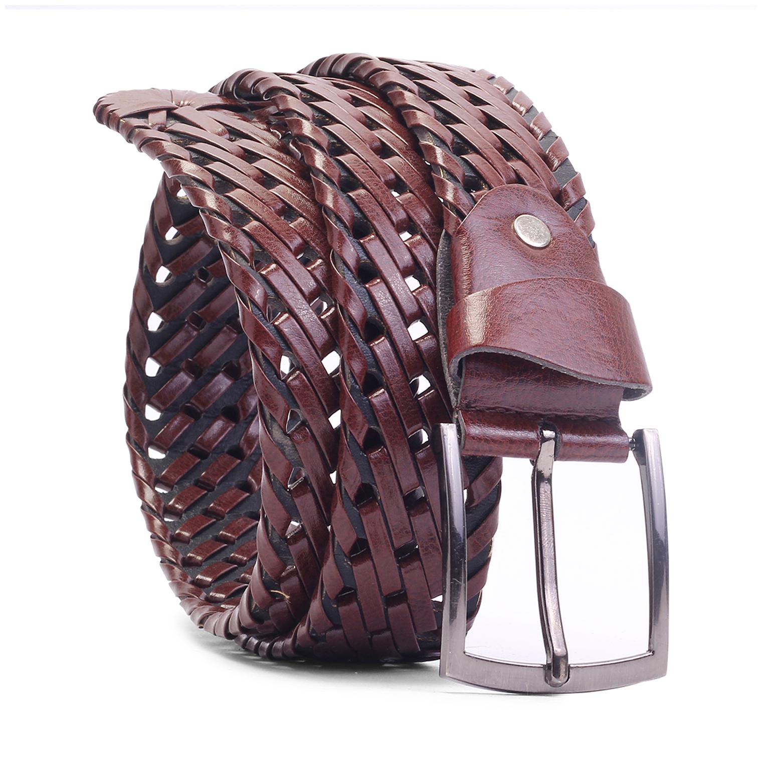

MUTAQINOTI Men Brown Reversible Pu Belt (Size 28 Pack of 1 )