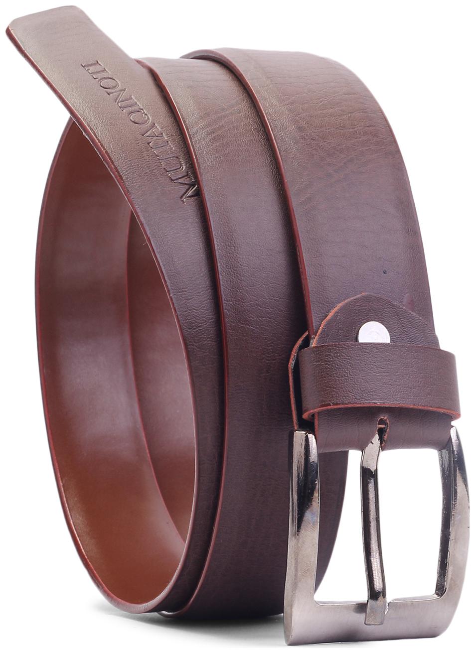 

MUTAQINOTI Men Brown Reversible Pu Belt (Size 28 Pack of 1 )
