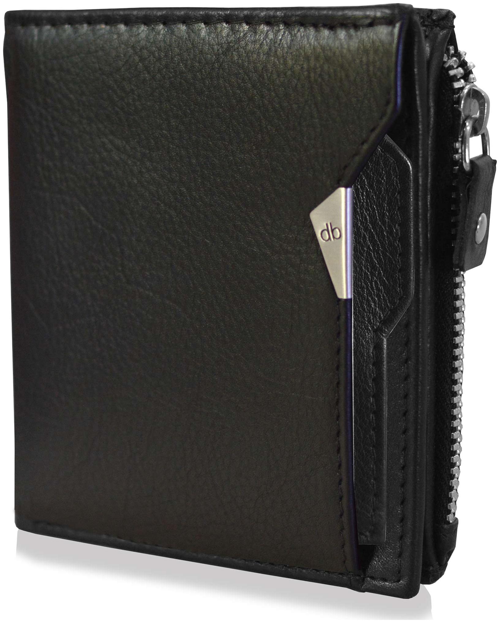 

mypac-cruise Genuine Leather wallet with atm card holder Black C11561-1