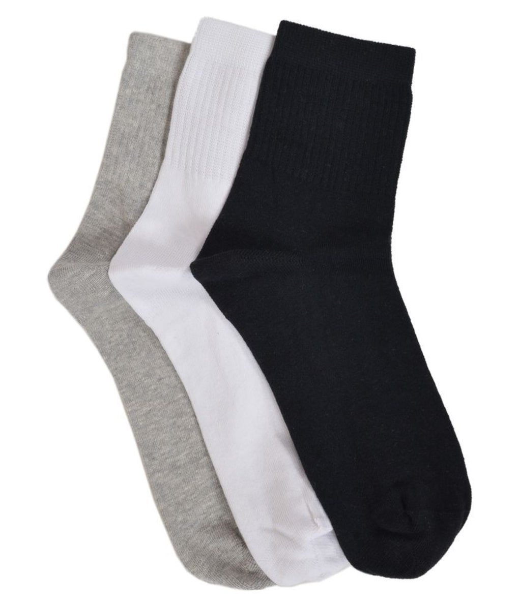 

N G PRODUCTS Multi Cotton Ankle length socks ( Pack of 3 )