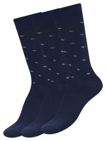 

N2S NEXT2SKIN Navy blue Cotton Calf length socks ( Pack of 3 )
