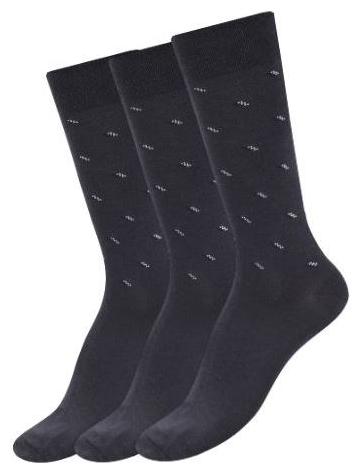 

N2S NEXT2SKIN Grey Cotton Calf length socks ( Pack of 3 )