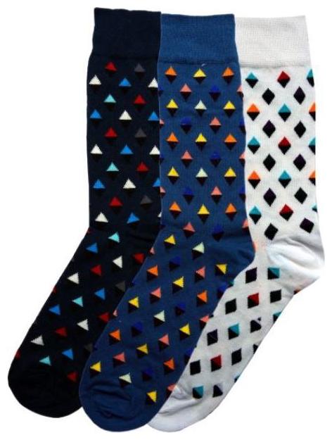 

N2S NEXT2SKIN Multi Cotton Calf length socks ( Pack of 3 )