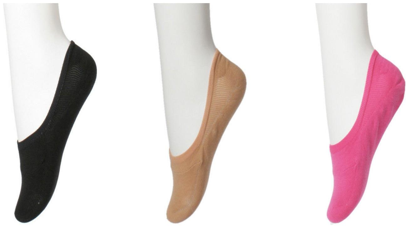 

N2S NEXT2SKIN Women s Cotton Hidden Loafer Socks Invisible No Show Liners with Anti Slip Silicon Patch (Multicolor) - Pack of 3