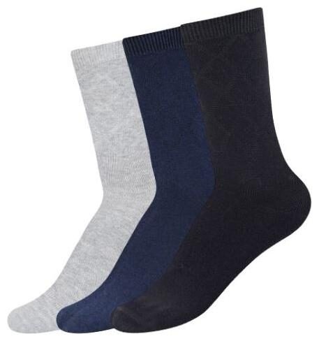 

N2S NEXT2SKIN Multi Cotton Calf length socks ( Pack of 3 )